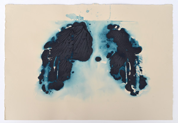 08_Test 49, Acryl auf Papier, 50 x 70 cm, 2017r