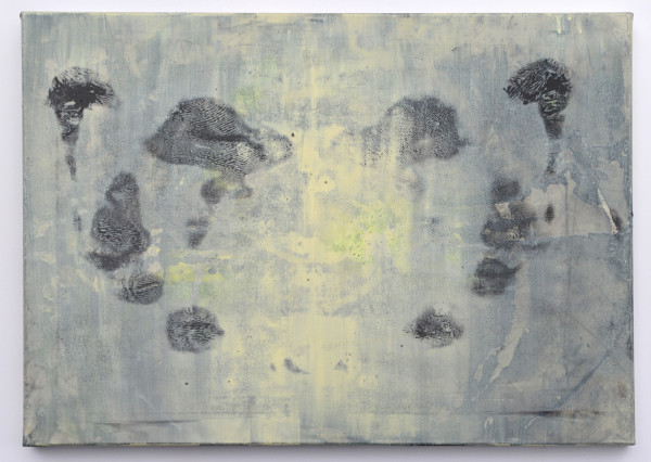 10_Test 86, Acryl auf Leinwand, 50 x 70 x 4 cm, 2017